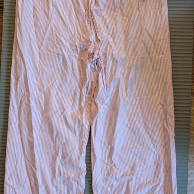 Pantalone pigiama rosa/bianco
