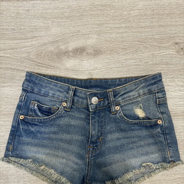 Distressed Denim Shorts - H&M