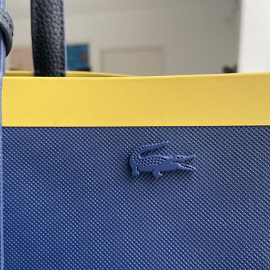 Borsa Lacoste blu/gialla
