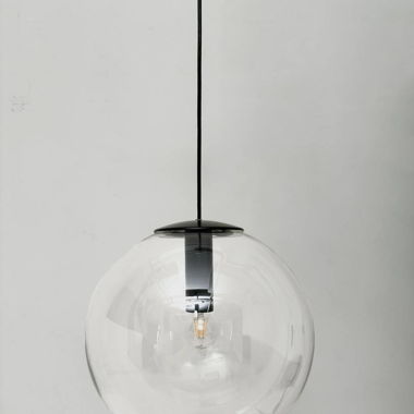 Minimalistische Glaskugel-Hängelampe