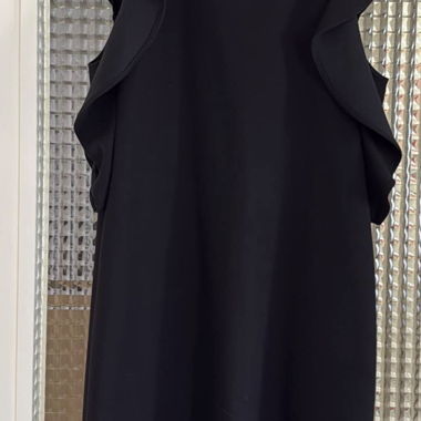 Black Ruffled Dress