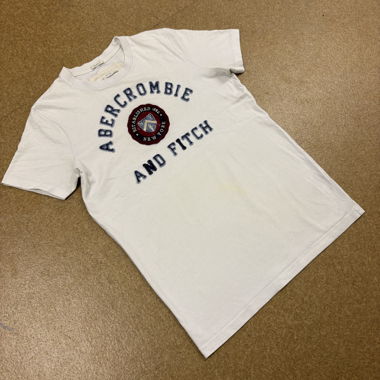 Abercrombie & Fitch T-Shirt Weiss Gr. S