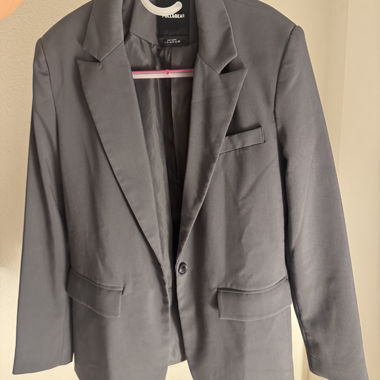 Blazer gris de Pull&Bear