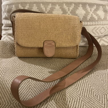 Summer Rattan Crossbody Bag