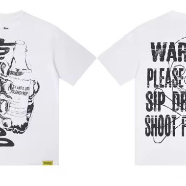 T-shirt grafica bianca