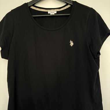 T-shirt nero U.S. Polo Assn. taglia L