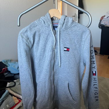 Veste à capuche Tommy Hilfiger grise