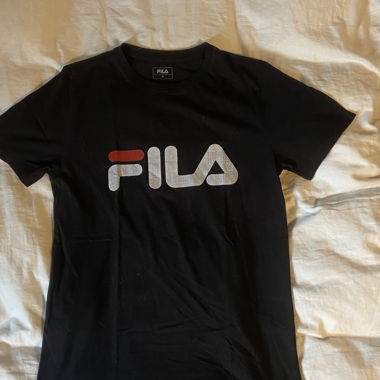 Fila Black T-Shirt, Size M