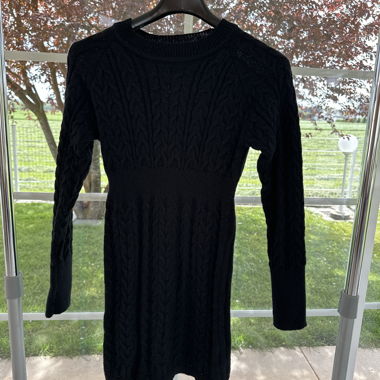 Black Knit Dress