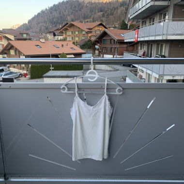 Top in pizzo bianco