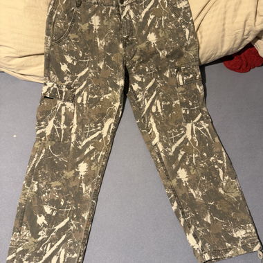 Camouflage cargo pants