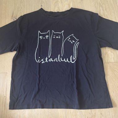 Mavi Istanbul Cat T-Shirt
