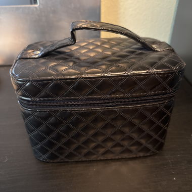 Quilted Cosmetic Pouch