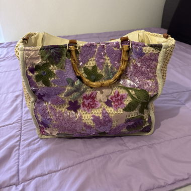 Borsa a mano floreale