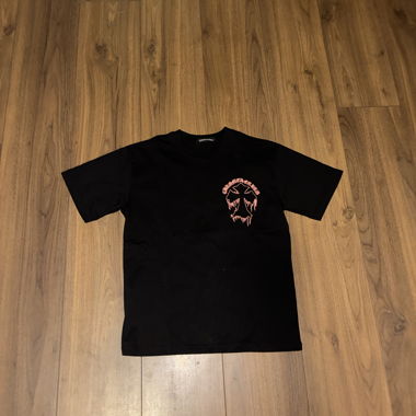 Schwarzes Chrome-Hearts-T-Shirt