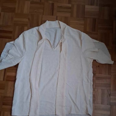 Shein pale pink blouse/Shein light pale pink blouse
