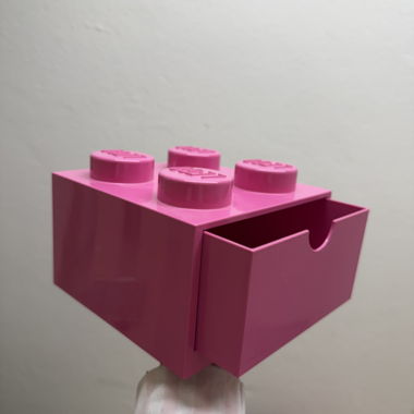LEGO-Aufbewahrungsbox rosa