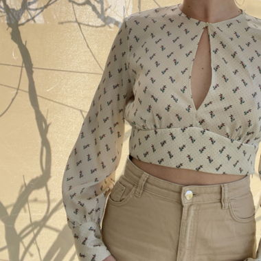 Chemise crop top