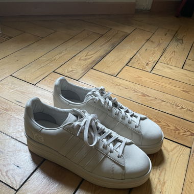 Y-3 Adidas Samba / Cream and White Suede