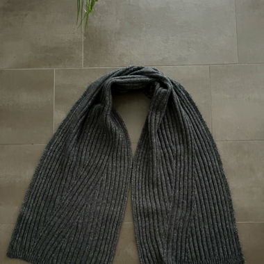 Barts Strick-Schal, grau