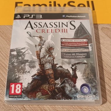 PS3 ASSASSIN'S CREED III SPECIAL EDITION (CIB) DE