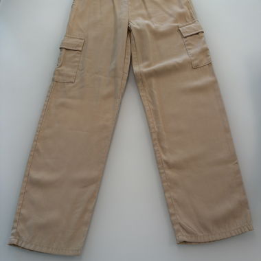 Pantalons cargo beige