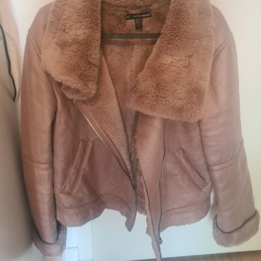 Teddy Jacket Brown Pink