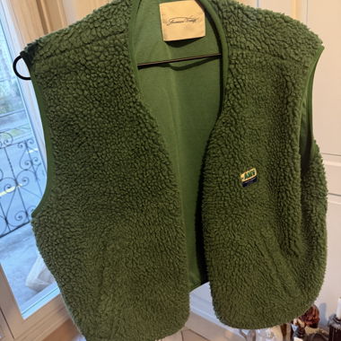 American Vintage Fleece Vest green