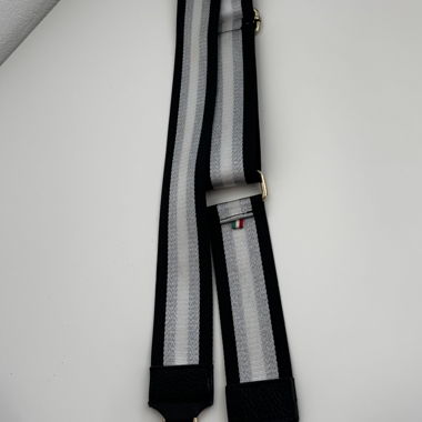 Black-Silver Shoulder Strap