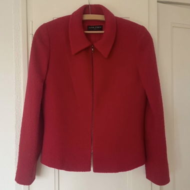 Red Jacket Lisa Frey
