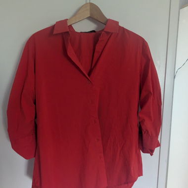 Camicia da donna rossa