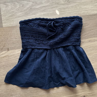Haut bandeau Hollister bleu foncé