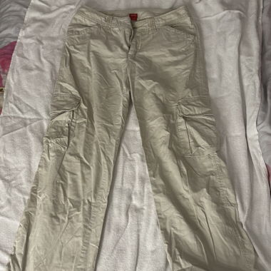 Pantaloni cargo beige