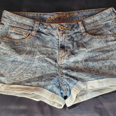 Jeans Short mit Muster vn Arizona Jeans