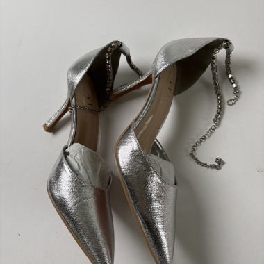 Tacchi con strass argento