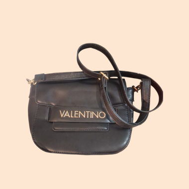 Borsa a tracolla nera Valentino
