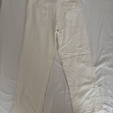 White Linen Trousers