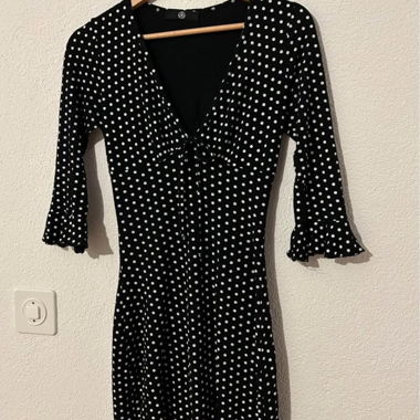 Missguided Tee-Drink-Polka-Dot-Kleid - Multi Grösse S