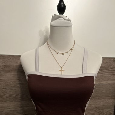 Brown Crop Top