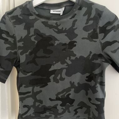 Weekday camouflage top