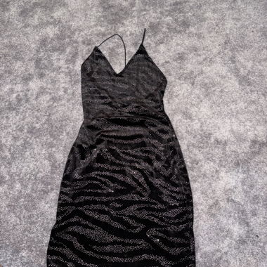H&M Black Fitted Dress