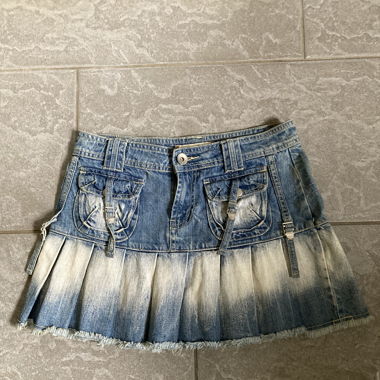Jeans-Minijupe