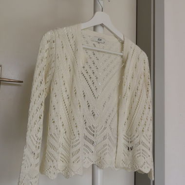 Cardigan in pizzo XS