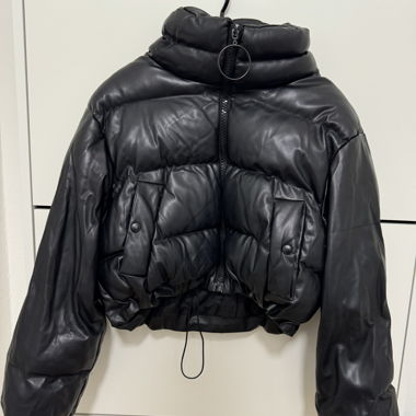 Doudoune en cuir