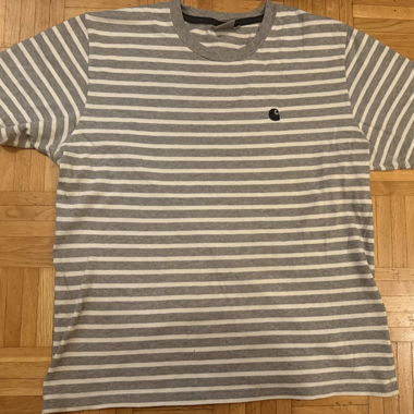 Carhartt T-Shirt gestreift grau/weiß Grösse M