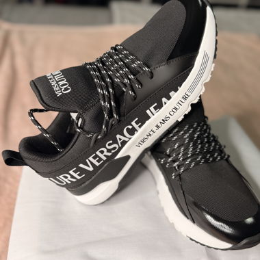 Versace Jeans Couture Sneaker Schwarz Weiss 