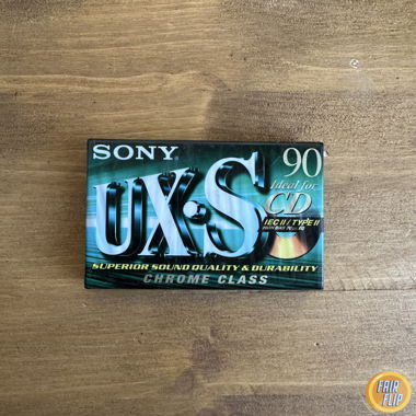 Cassette audio Sony UX-S 90 Chrome *NEUF*