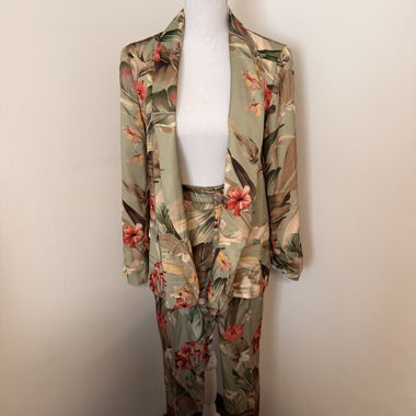 Set blazer floreale ZARA
