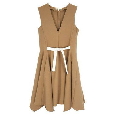 Dress Maje Chasuble Camel