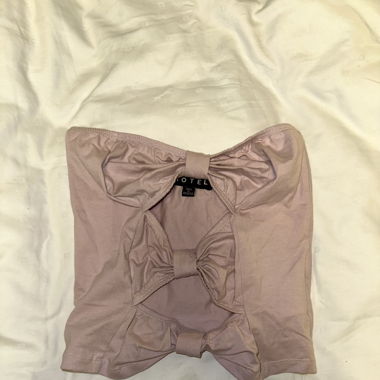 Motel Rocks tube top mit Schleifen